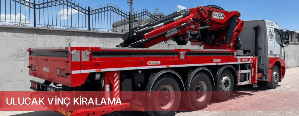 Ulucak İlçemi Vinç Kiralama